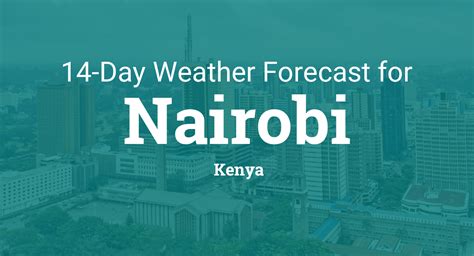 weather forecast in nairobi